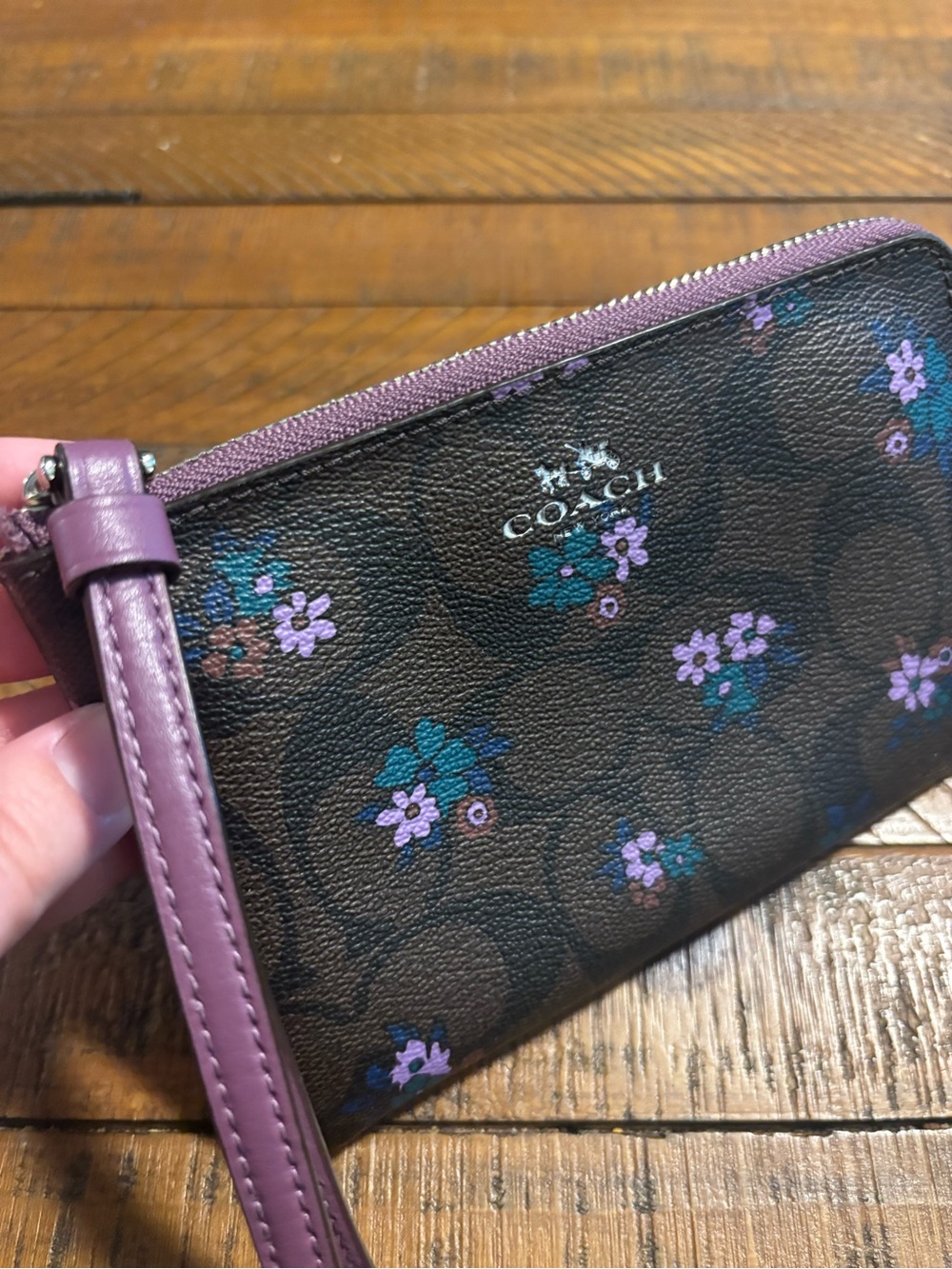 Coach Floral Wristlet - Picture 3 of 4